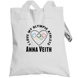 Anna Veith Austria I Love My Olympic Athlete Pyeongchang 2018 Fan Tote