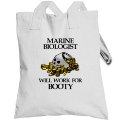 Pirate Marine Biologist Work For Booty Occupation Totebag