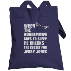 Jerry Jones Boogeyman Dallas Texas Sports Football Totebag