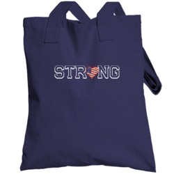 Last Name Strong American Customizable Totebag