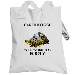 Pirate Cardiologist Work For Booty Occupation Totebag