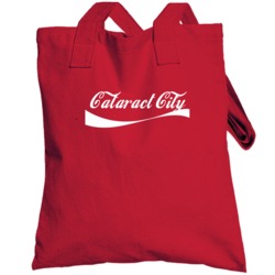 Cataract City Niagara Falls Usa Cola Parody Totebag