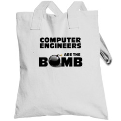 Computer Engineers Are The Bomb Funny Personalized Job Totebag