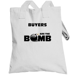 Buyers Are The Bomb Funny Personalized Job Totebag