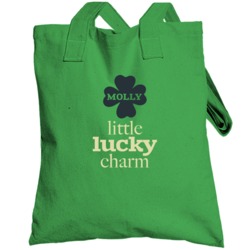Molly Lucky Little Charm St Patrick's Day Irish Custom Name Gift Toteb