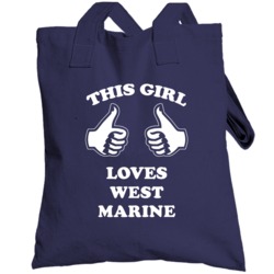 West Marine Michigan This Girl Loves Totebag