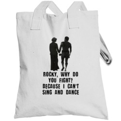 Rocky Balboa Rocky Why Do You Fight? Because I Can't Sing And Dance Ad