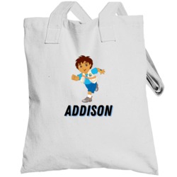 Addison Diego Children's Tv Show Customizable First Name Kids Totebag