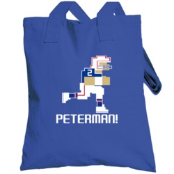 Nathan Peterman  # 2 Tecmo Bowl Buffalo Football Athlete Fan Totebag