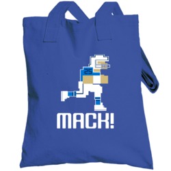 Marlon Mack # 25 Tecmo Bowl Indianapolis Football Athlete Fan Totebag