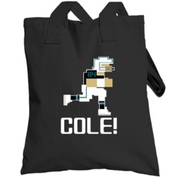 Keelan Cole # 84 Tecmo Bowl Jacksonville Football Athlete Fan Totebag