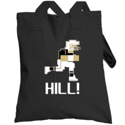 Taysom Hill # 7 Tecmo Bowl New Orleans Football Athlete Fan Totebag