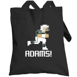 Jamal Adams # 33 Tecmo Bowl New York J Football Athlete Fan Totebag
