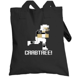 Michael Crabtree # 15 Tecmo Bowl Oakland Football Athlete Fan Totebag