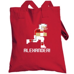 Kwon Alexander # 58 Tecmo Bowl Tampa Bay Football Athlete Fan Totebag