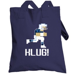 Karl Klug # 97 Tecmo Bowl Tennessee Football Athlete Fan Totebag