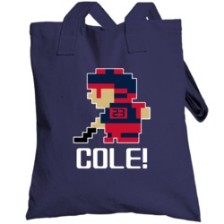 Ian Cole # 23 Tecmo Columbus Hockey Athlete Fan Totebag