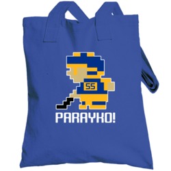 Colton Parayko # 55 Tecmo St Louis Hockey Athlete Fan Totebag