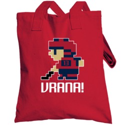 Jakub Vrana # 13 Tecmo Washington Hockey Athlete Fan Totebag