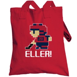 Lars Eller # 20 Tecmo Washington Hockey Athlete Fan Totebag