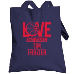 Love Me Some Tim Frazier New Orleans Basketball Totebag