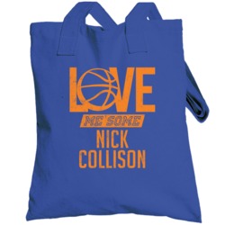 Love Me Some Nick Collison Oklahoma City Basketball Totebag