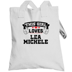 This Girl Loves Lea Michele Sexiest Women Fan Totebag