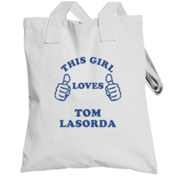 Tom Lasorda New York Brooklyn Baseball Sports This Girl Loves Totebag