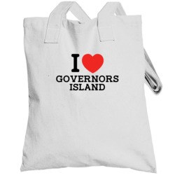 I Love Governors Island Usa Totebag