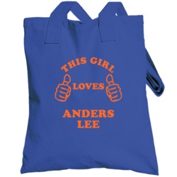 Anders Lee New York Buffalo Hockey Sports This Girl Loves Totebag