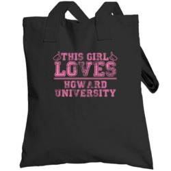 This Girl Loves Howard University Usa Neighborhood Totebag