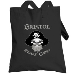 Bristol Beard City Hometown Pride Pirate Skeleton Totebag