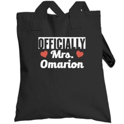 Officially Mrs Omarion Just Married Wife Funny Totebag