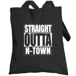Straight Outta Parody Customizable Totebag