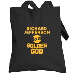 Richard Jefferson Is A Golden God Cleveland Basketball Totebag