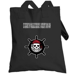 Trending Skull Pirate Ship Customizable Totebag