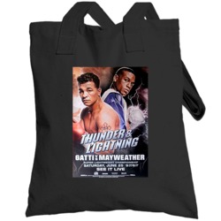Gatti Vs Mayweather Thunder And Lightning Boxing Fight Card Fan Poster