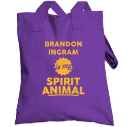 Brandon Ingram Is My Spirit Animal Los Angeles Basketball Totebag