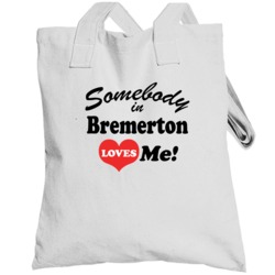 Somebody Loves Me City Custom Customizable Totebag