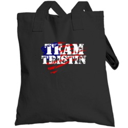 Tristin Team American Flag Military Themed Totebag