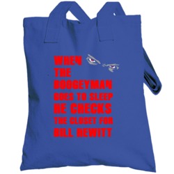 Bill Hewitt Detroit Michigan Sports Boogeyman Totebag