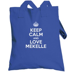 Mekelle Keep Calm And Love Parody Custom Name Totebag