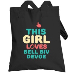 This Girl Loves Bell Biv Devoe Hip Hop Retro Totebag
