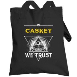 In Caskey We Trust Hip Hop Artist Fan Totebag