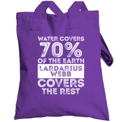 Water Covers Earth Lardarius Webb Baltimore Sports Football Totebag