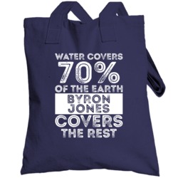 Water Covers Earth Byron Jones Dallas Sports Football Totebag