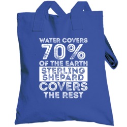 Water Covers Earth Sterling Shepard New York Sports Football Totebag