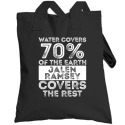 Water Covers Earth Jalen Ramsey Jacksonville Sports Football Totebag