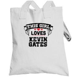 This Girl Loves Kevin Gates Hip Hop Artist Fan Totebag