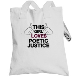 This Girl Loves Poetic Justice Cool  Hip Hop Totebag